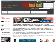 Tablet Screenshot of cadeau-pour-musicien.com
